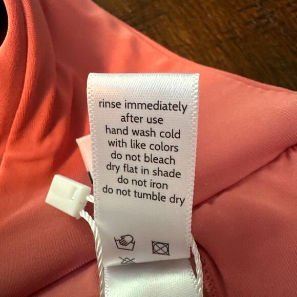 Andie Swim The Scala Top Strapless Bandeau in Punch Size Small NWT - Picture 9 of 11
